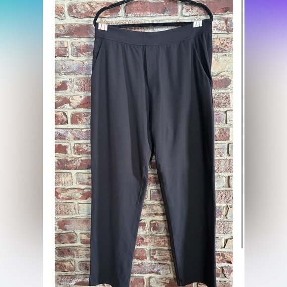 lululemon athletica Pants - Lululemon On The Move Pant Black High Rise Travel Trouser Size 10